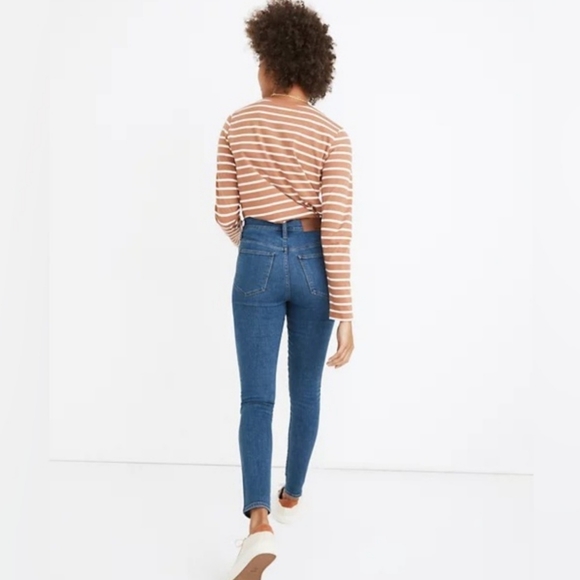 MADEWELL '10" ROADTRIPPER' SKINNY BUTTON FLY JEANS - Picture 4 of 13